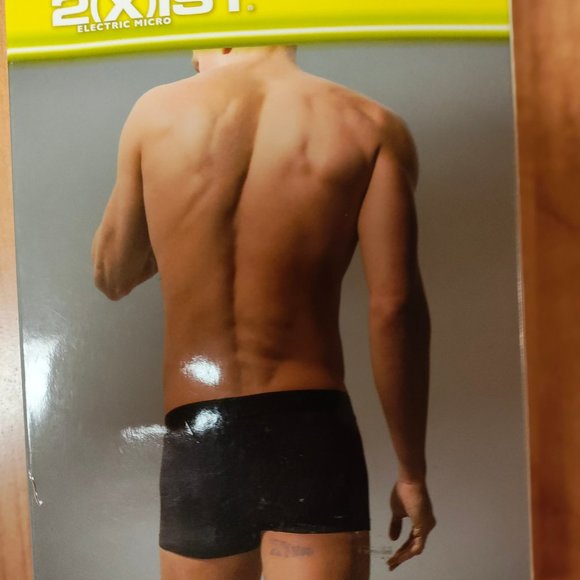 2(X)ist Electric Micro Boxer Trunk Small Black - Picture 2 of 3